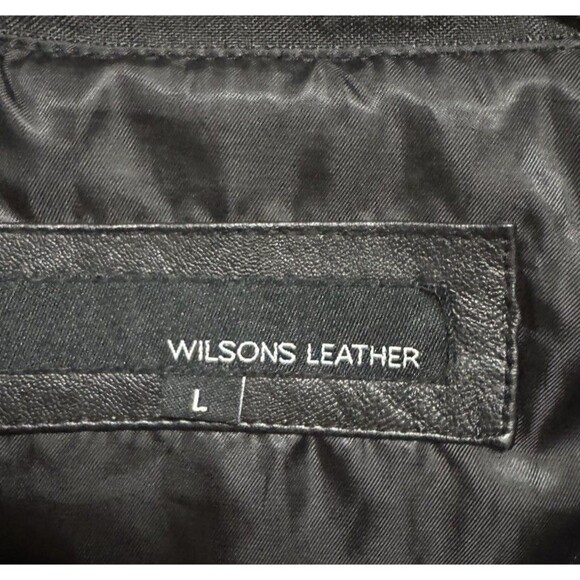 VTG Women's Wilson Genuine Leather Quilted Jacket, Size: L - Picture 3 of 5